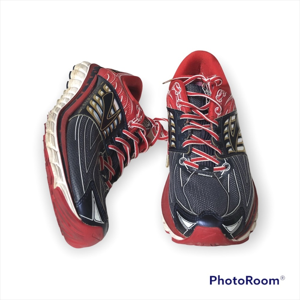 Brooks Womens Glycerin 14 2016 Summer Olympic Victory Red/Blue USA LE Size 8.5